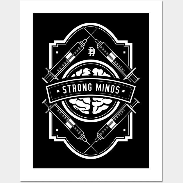 Strong Minds Vaccine Wall Art by Z1